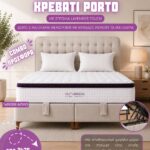 COMBO ΚΡΕΒΑΤΙ PORTO+ ΣΤΡΩΜΑ LAVENDER TOUCH